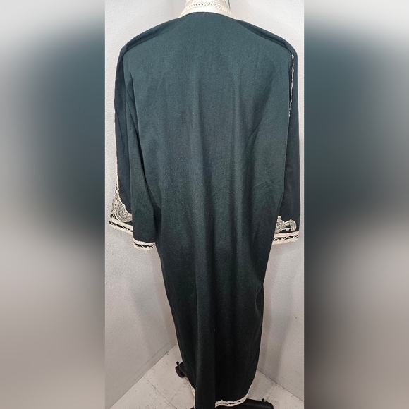 Hand Made Moroccan Caftan Women's Large - Picture 3 of 6